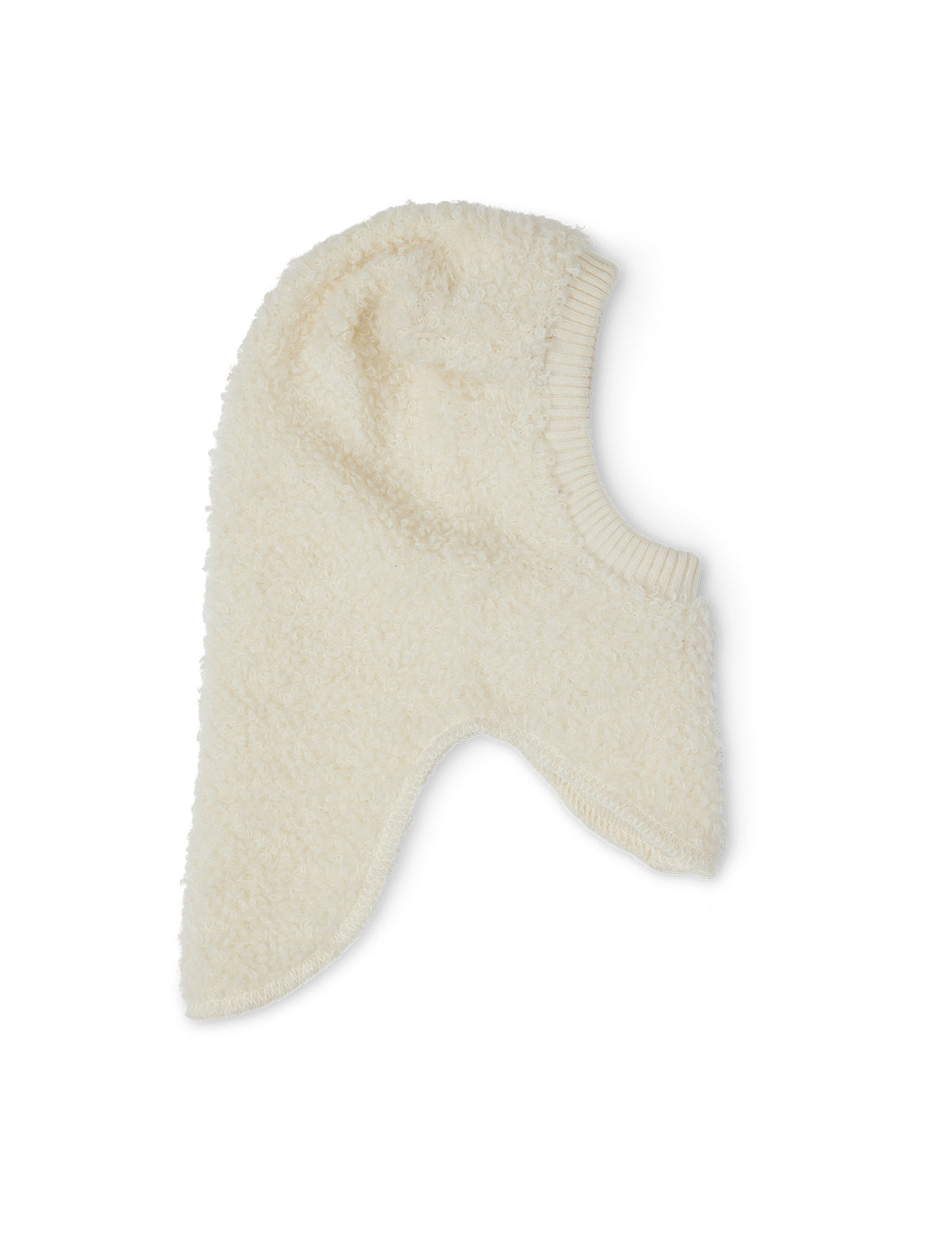 Elefanthue, bouclé uld, off. white smallstuff