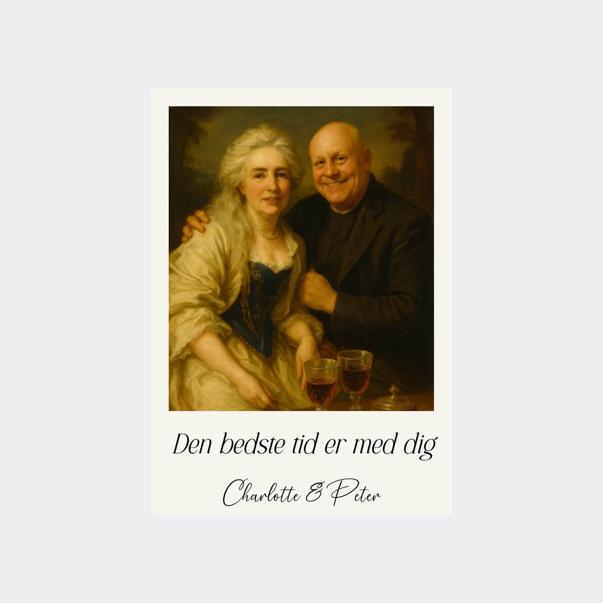 Plakat Ai genereret Royal Potrait – Upload eget billede, Uden ramme