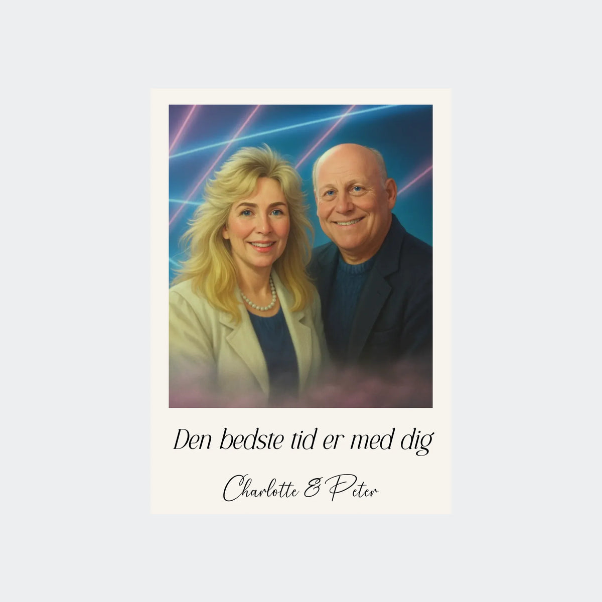 Plakat Ai genereret 1980s – Upload eget billede, Uden ramme