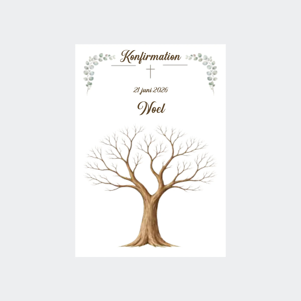 Fingeraftryk – Plakat, Uden ramme
