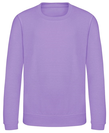 Sweatshirt i Digital Lavender med/uden navn