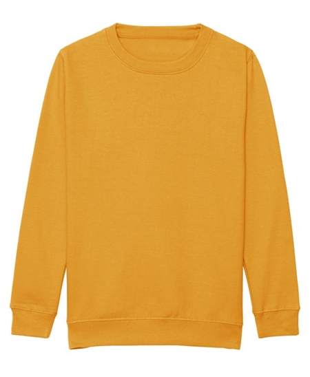 Sweatshirt i Mustard med/uden navn
