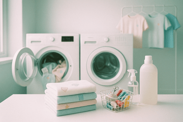 Pleje af tekstiler med navn: vask, tørretumbling og holdbarhed af broderi