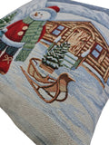 Gobelin Lurex Snowman Julepudebetræk Lunaria Lab