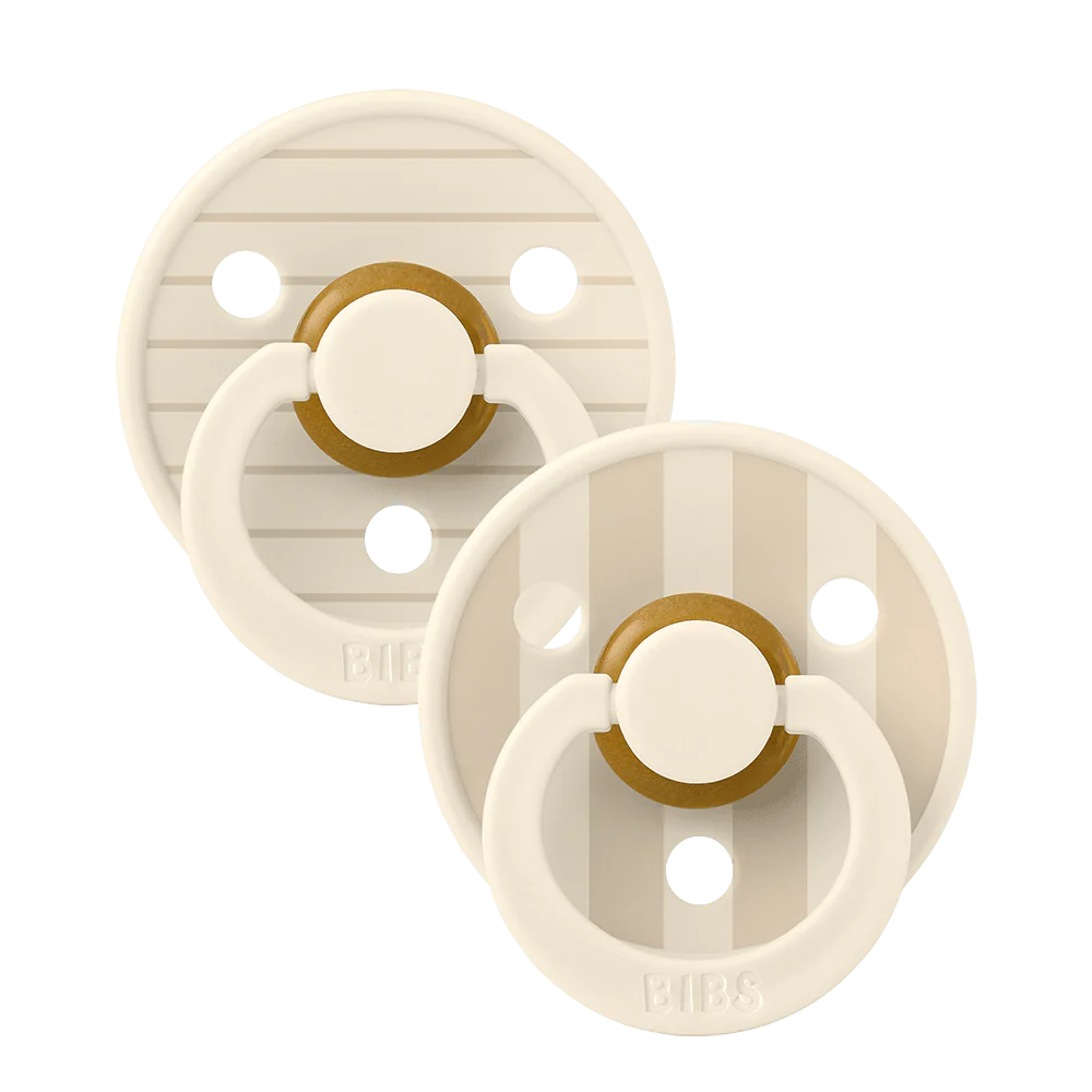 STUDIO Colour 2 Pack Pin - Ivory Vanilla Mix str 2 Alm produkt BIBS
