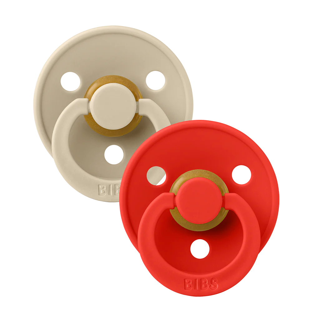 Colour 2 Pack - Vanilla/Candy Apple str 2 Alm produkt BIBS