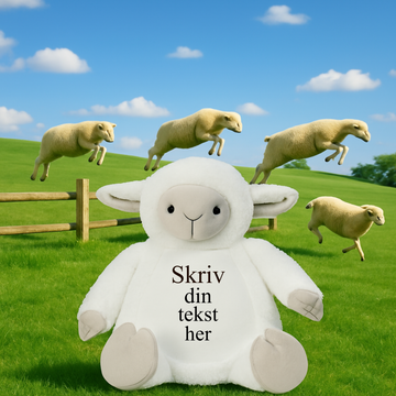 Lam bamse med navn Customizer TeeInBlue