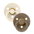BIBS Colour Sutter 2-Pak - Ivory/Dark Oak str1 Sutter BIBS