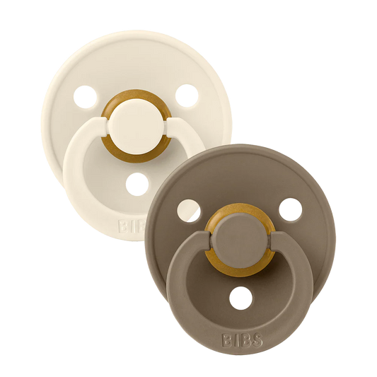 BIBS Colour Sutter 2-Pak - Ivory/Dark Oak str1 Sutter BIBS