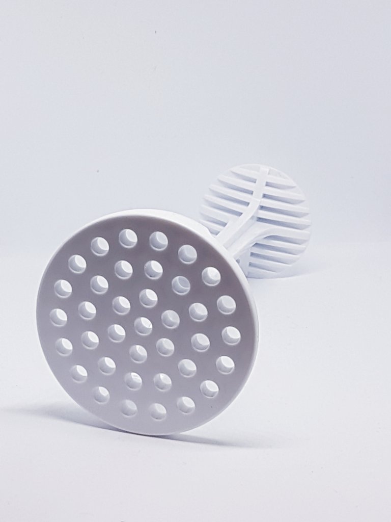 Hvid Food Masher Extra Strength stav til at mose mad