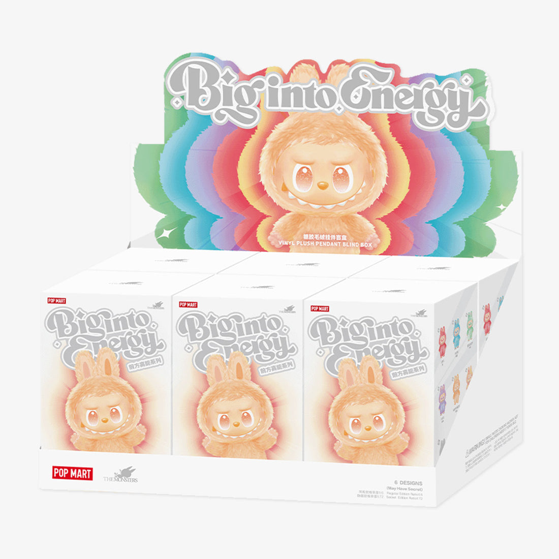 Pop Mart Labubu The Monsters Big into Energy Sealed Case Alm produkt lanius toys