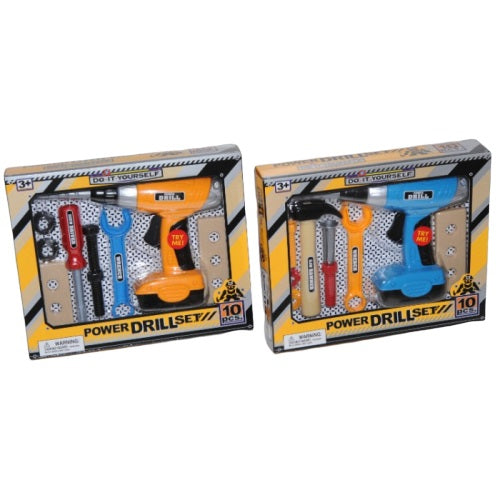 Værktøjssæt m/boremaskine & værktøj 2 ass +3år Alm produkt GA Toys