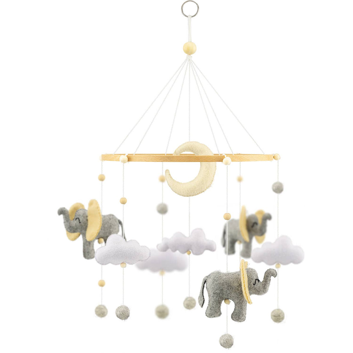 MOBIL: ELEFANTERNE Baby tilbehør Ulysse Couleurs d'Enfance