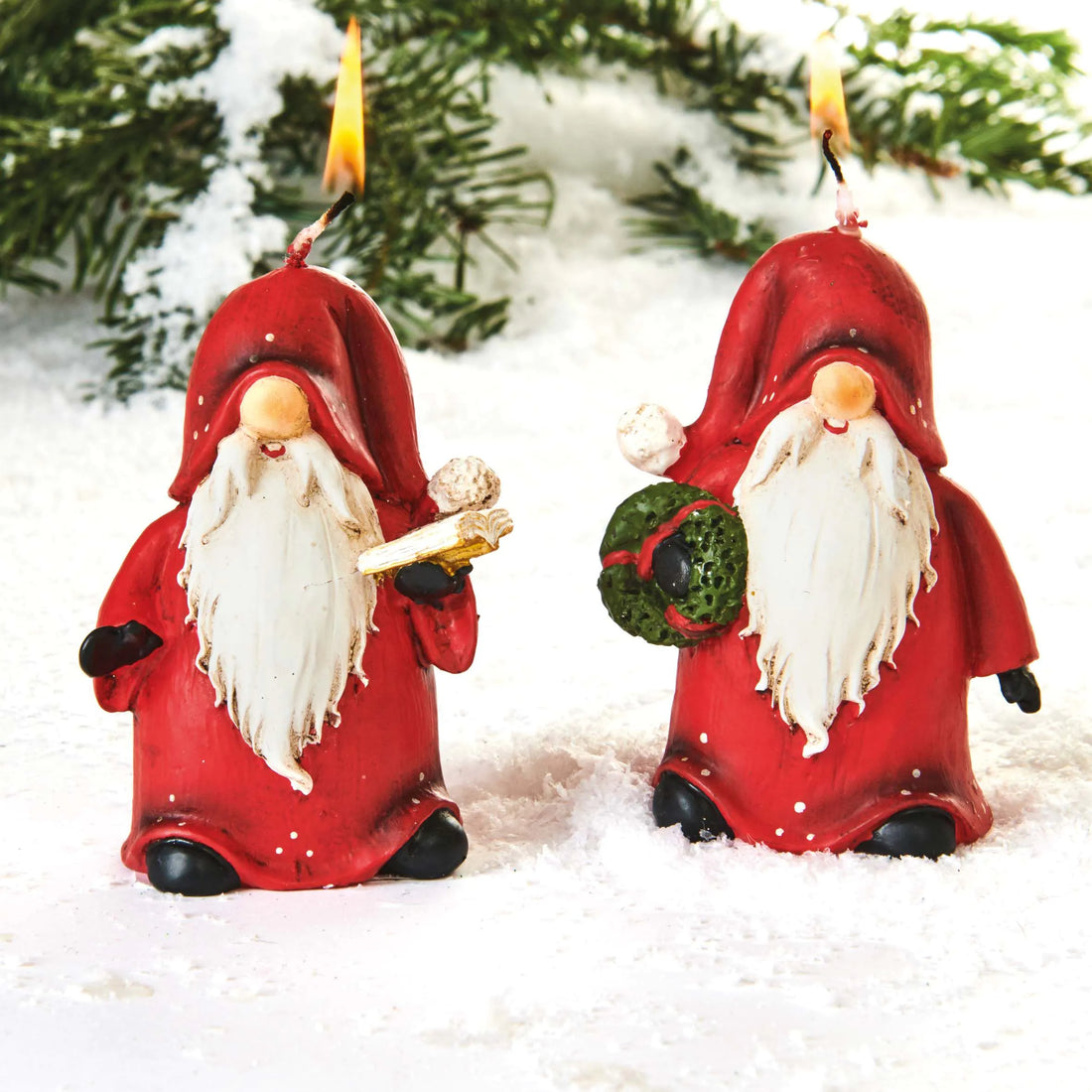 Nissegnomlys - med krans pobra