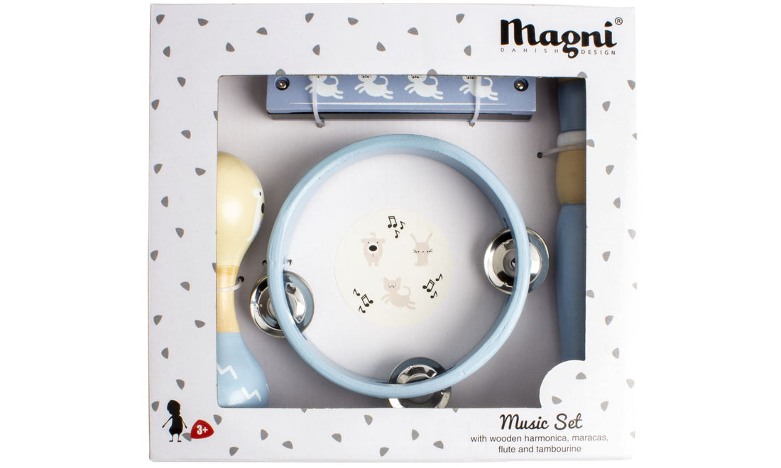 Magni | Musiksæt, blå Alm produkt 123Unik