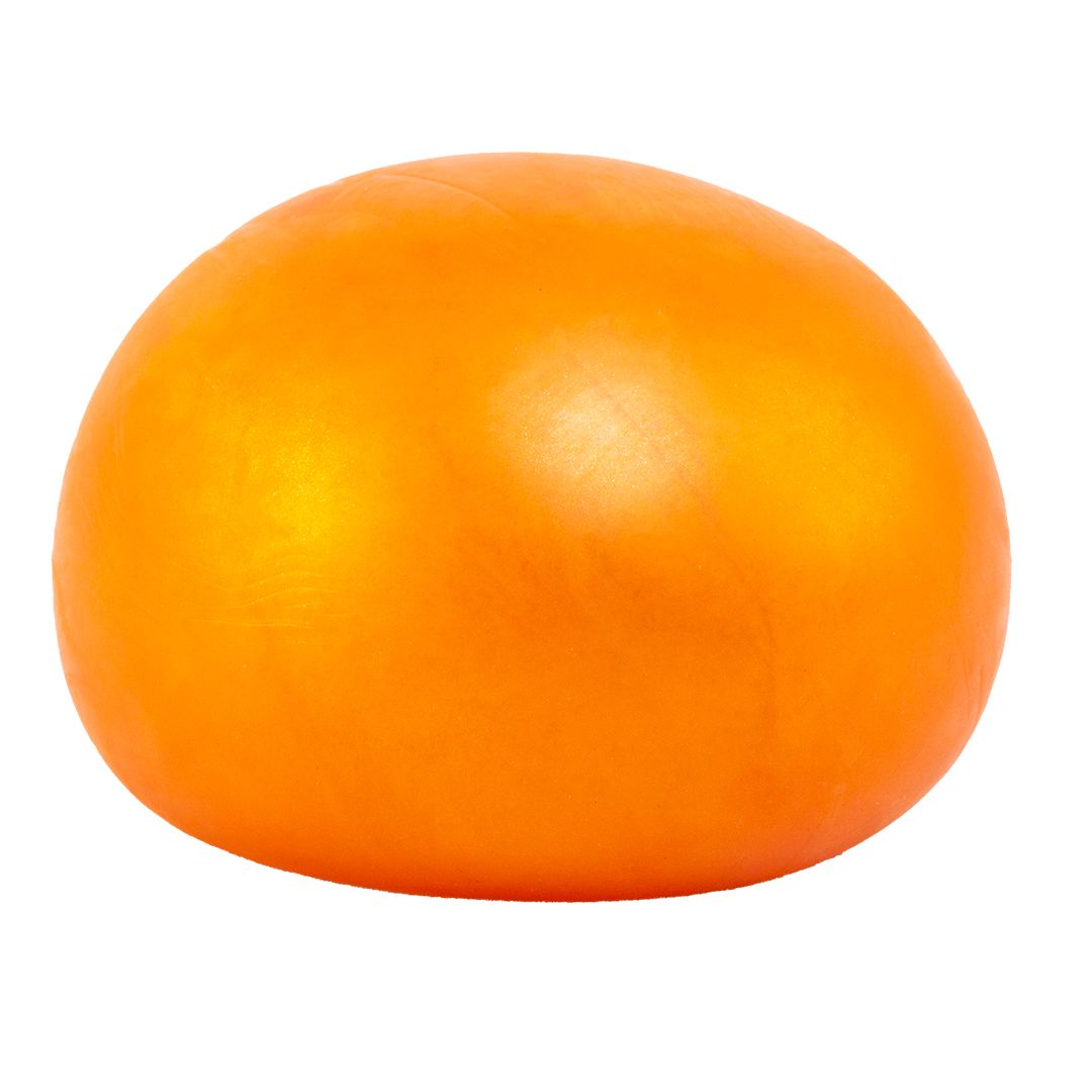 Mini | Stressbold 8 cm, blå, gul, orange eller rød, orange