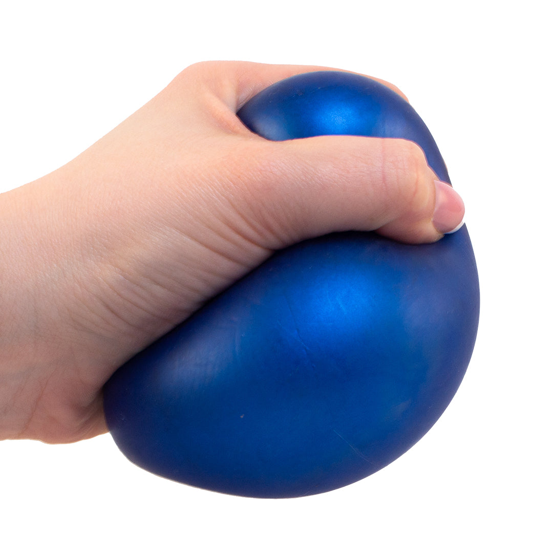 Mini | Stressbold 8 cm, blå, gul, orange eller rød Alm produkt 123Unik