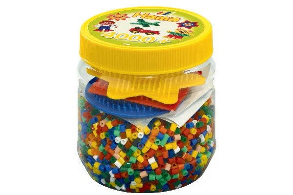 HAMA Hama perler 4000stk +3ass stiftplader Alm produkt 123Unik