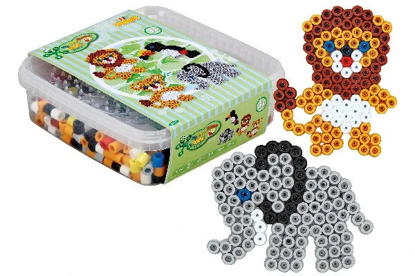 Hama maxi perler 600stk + 2 stiftplader