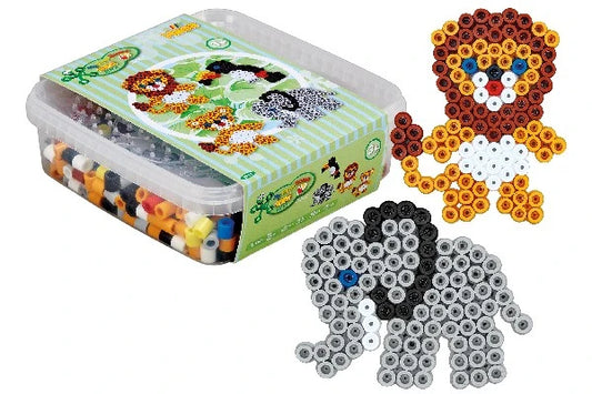 Hama maxi perler 600stk + 2 stiftplader