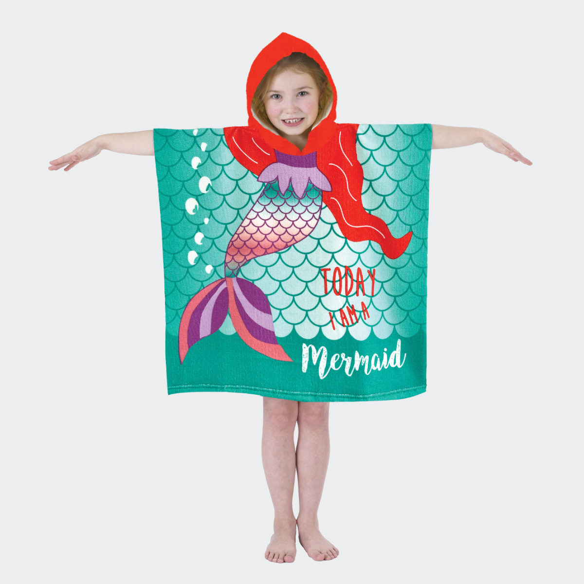 Strand Poncho – Havfrue