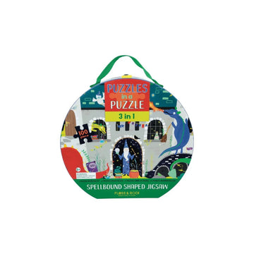 Floss & Rock - 3 i 1 Puslespil m. 100 Brikker - Spellbound* Alm produkt tallfortiny