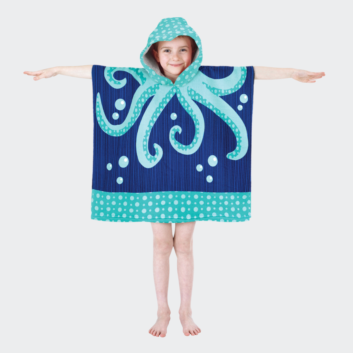 Strand Poncho – Blæksprutte
