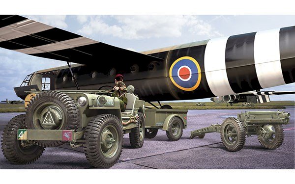 Airfix Jeep MB 1:72 Alm produkt 123Unik