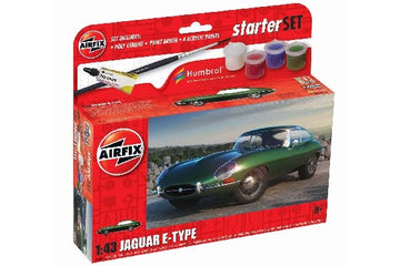 Airfix Small Starter Set 1:43 Jaguar E-Type Alm produkt 123Unik