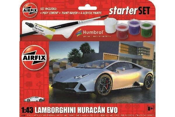 Airfix Starter Set Lamborghini Huracan 1:43 Alm produkt 123Unik