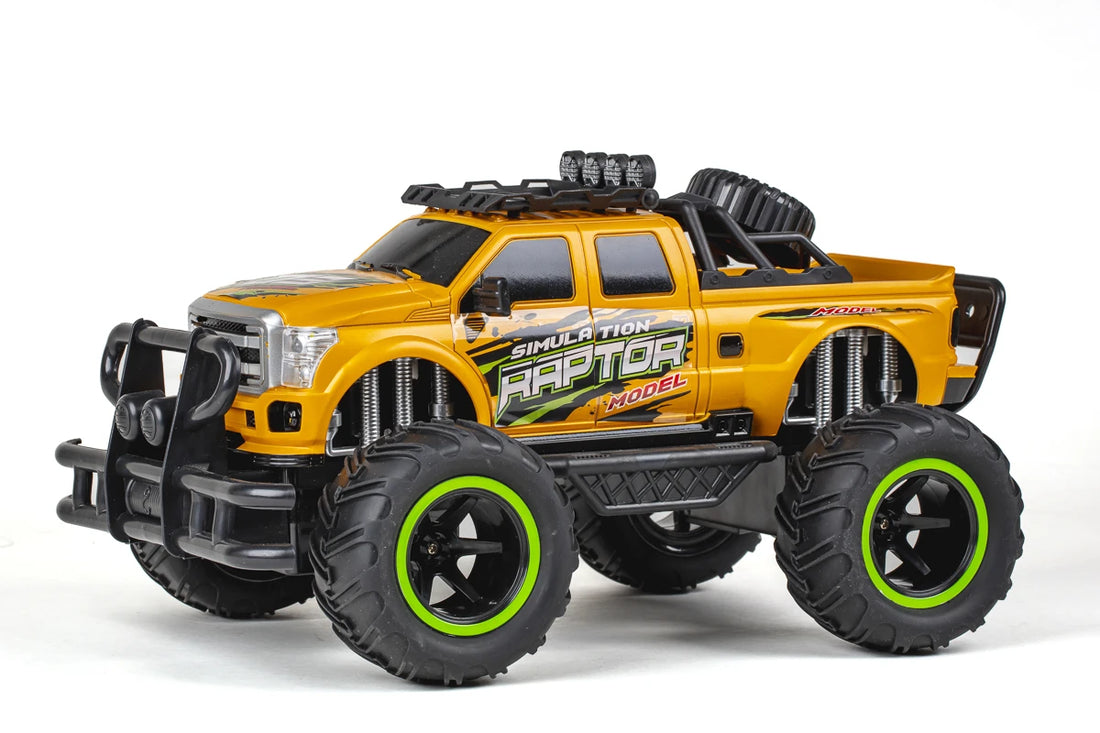 TEC-TOY Raptor R/C 1:12, 2,4GHz 7,4V Li-Ion, yellow Alm produkt 123Unik