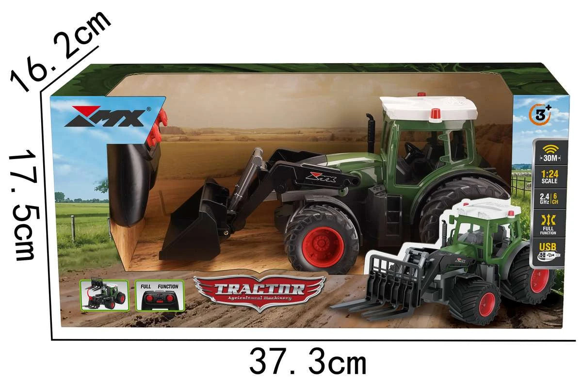 MX R/C Constructions Tractor R/C w/shovel & light 2,4GHz, 3,7V Li-Ion