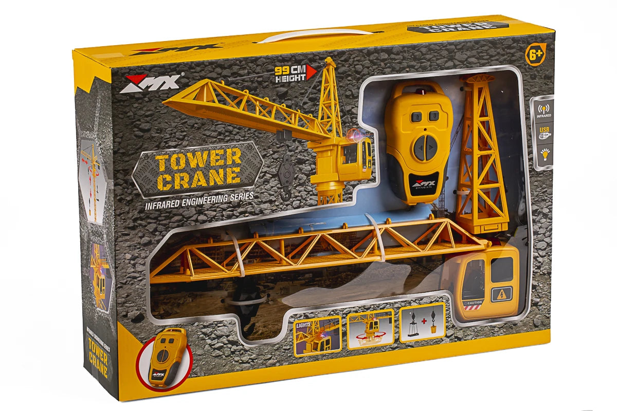 MX R/C Constructions Tower Crane R/C infrared, 3,7V Li-Ion, 4 channels
