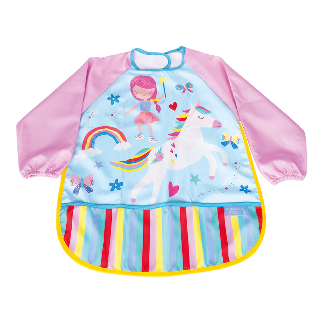 Floss & Rock Rainbow Fairy forklæde til børn med enhjørning og regnbue