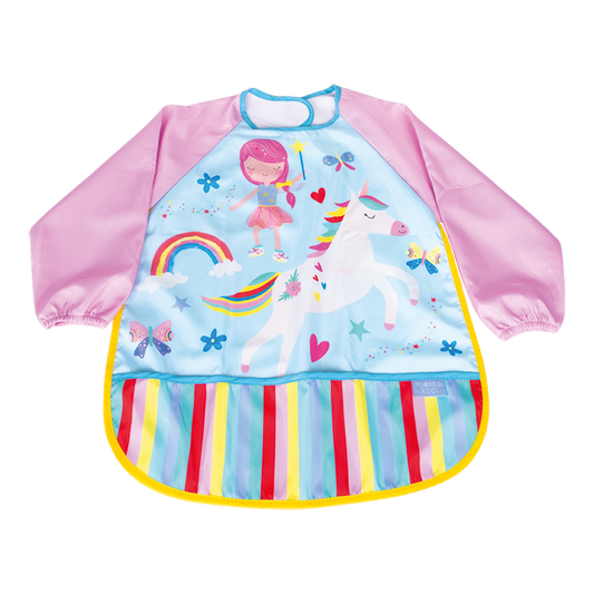 Floss & Rock Rainbow Fairy forklæde til børn med enhjørning og regnbue