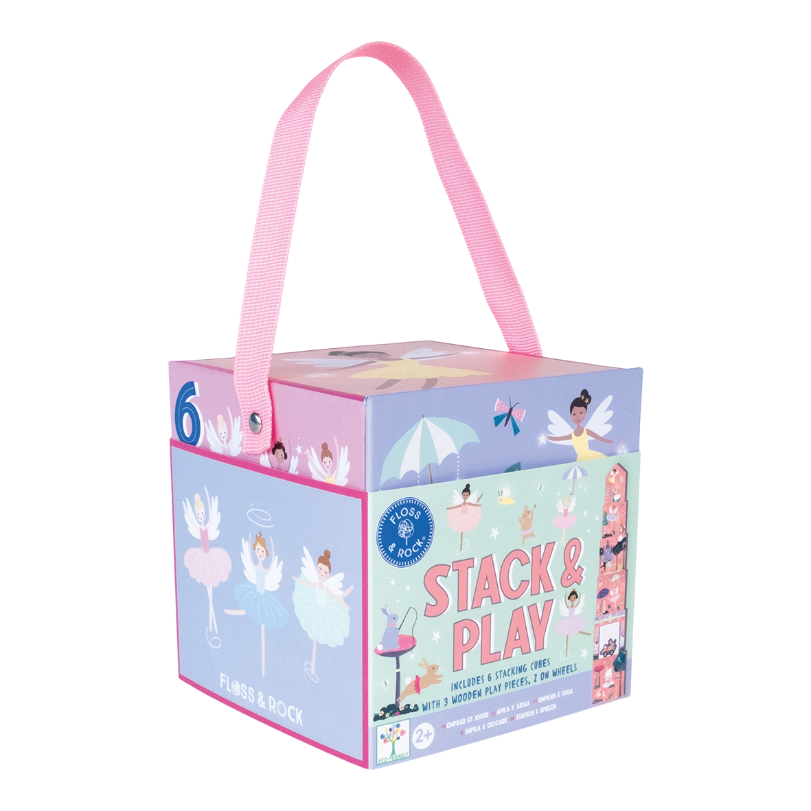 Floss & Rock stableklodser Enchanted i pap med figurer