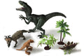 Dinosaur set with light and sound 2 Legetøj minegenverden.dk