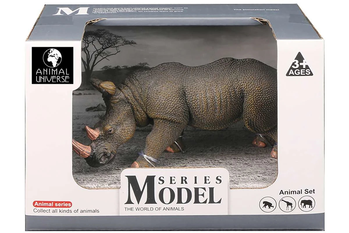 Animal Universe Næsehorn i åben æske Min Egen Verden.dk