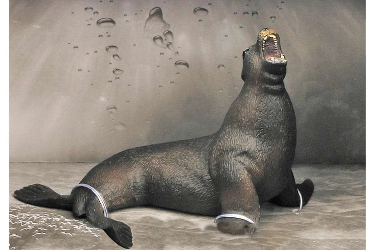 Animal Universe Søløve – Håndmalet Dyrefigur til Leg og Dekoration