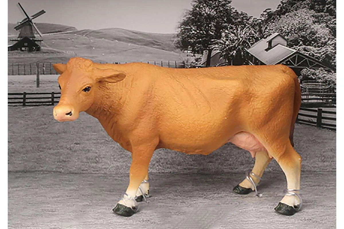 Animal Universe Jersey Ko – Håndmalet Dyrefigur til Leg og Læring