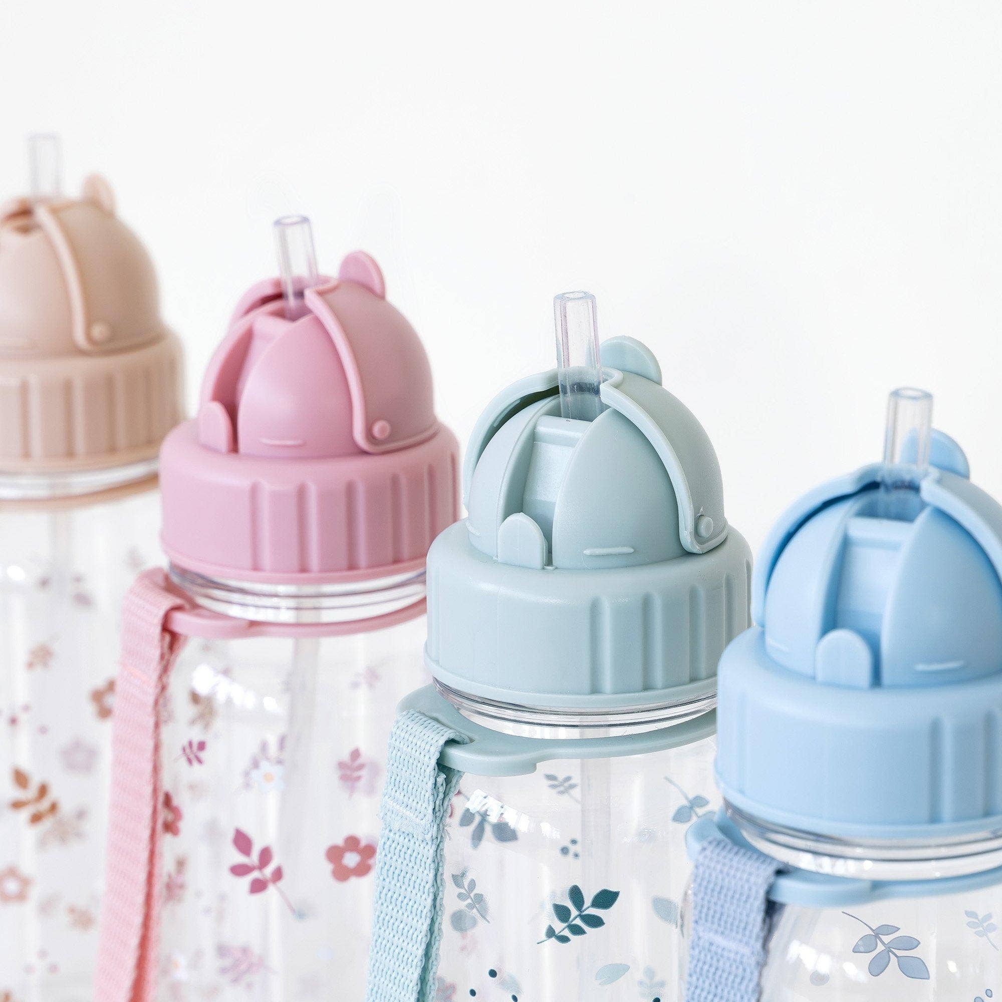 Fire Tutete plastflasker med blade og salvie design