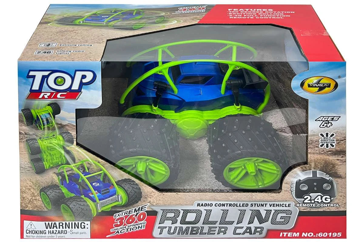 YINRUN Rolling tumbler car R/C 2,4GHz, blue