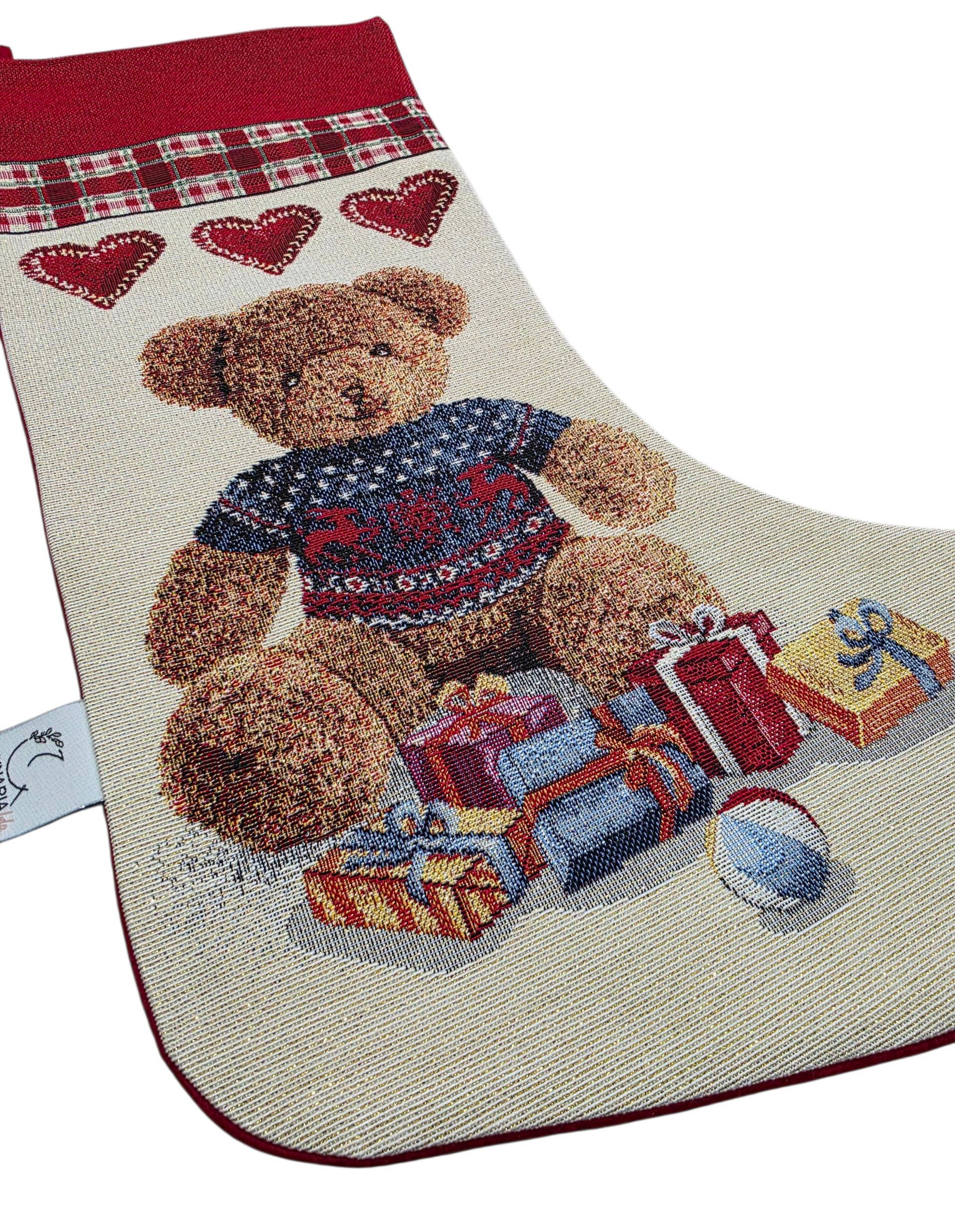 Julesok / Befana "Teddy" i Gobelin Lurex Lunaria Lab