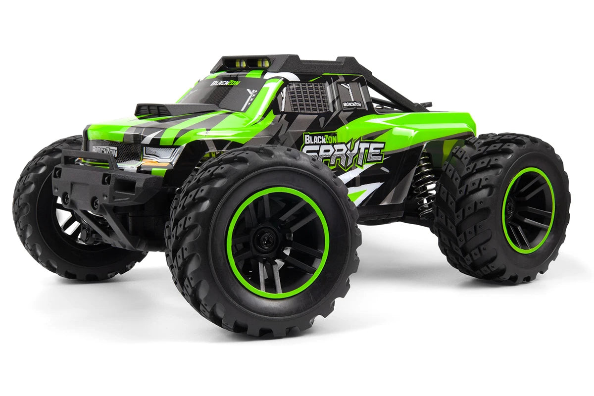 BLACKZON Spryte MT 1/20 4WD Electric Monster Truck - Green Alm produkt 123Unik
