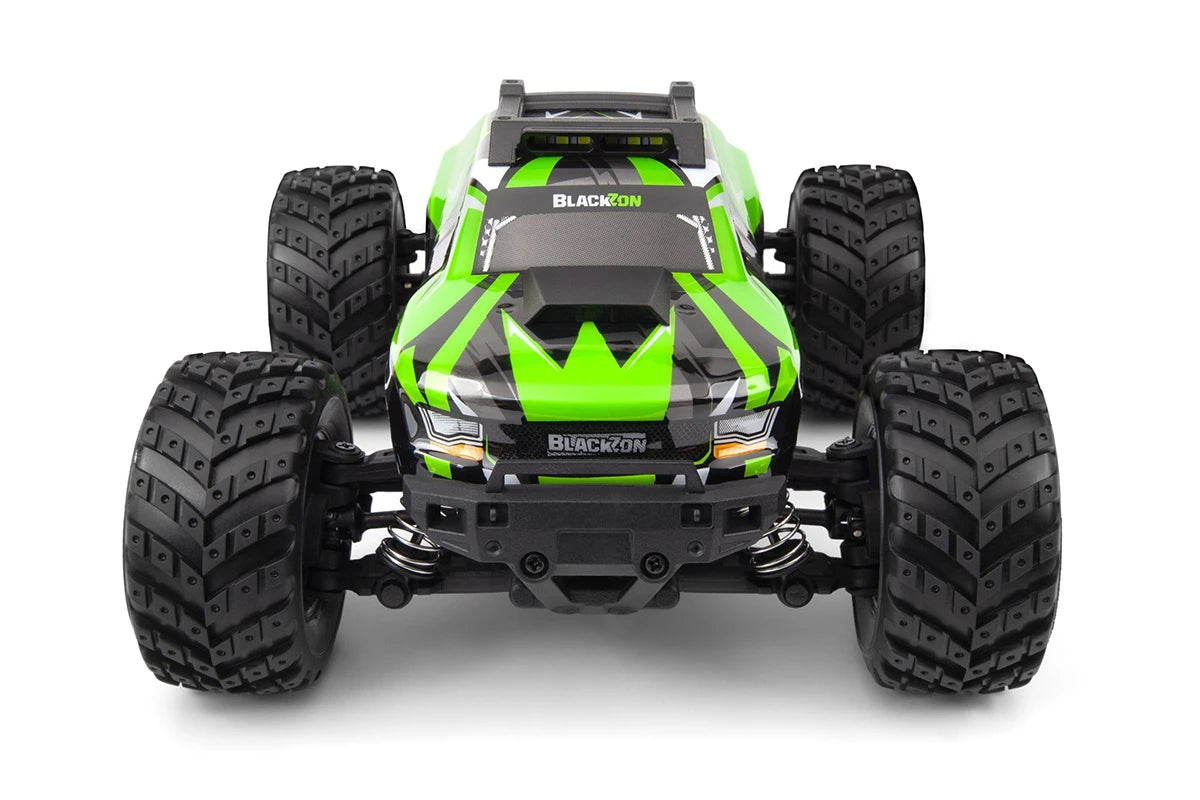 BLACKZON Spryte MT 1/20 4WD Electric Monster Truck - Green Alm produkt 123Unik