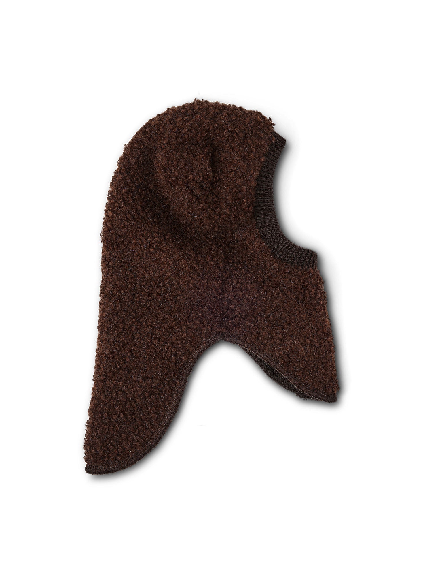 Elefanthue, bouclé uld, brun smallstuff