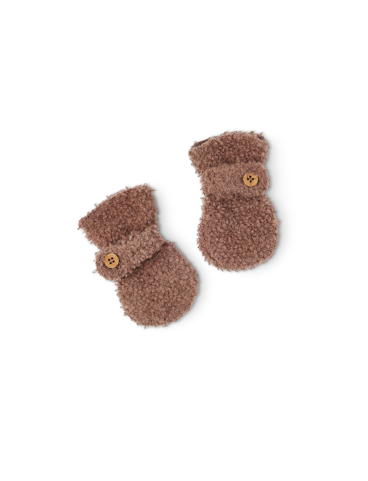 Luffer, bouclé uld, rosa brun smallstuff
