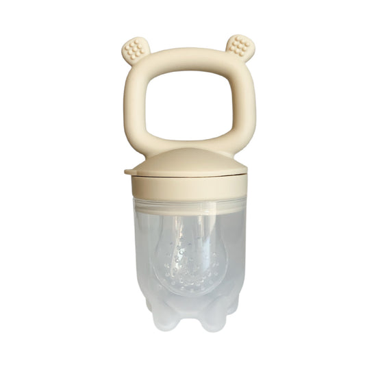 Magni | Food feeder (mad sut) med blødt greb, beige