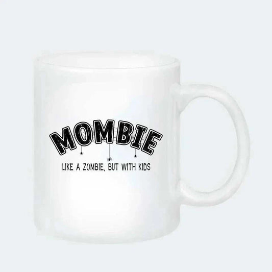 Mombie, Keramik krus 330 ml hvid