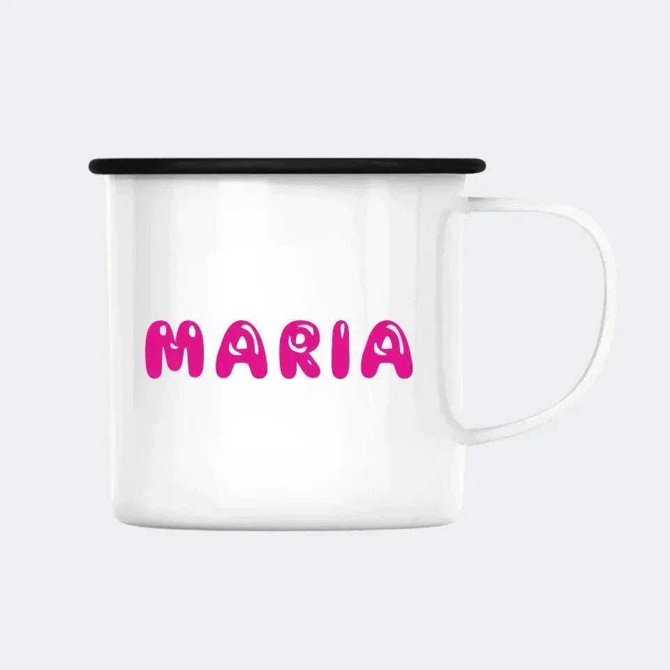 3D Ballon skrift Customizer 123Unik Enamelkop 300ml